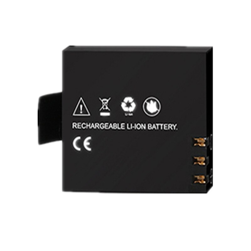 Cargador de Batería Dual + dos baterías recargables de 1100mAh para ThiEYE T5 Edge/T5 Pro/T5e/AKASO V50 Elite, accesorios de Cámara de Acción