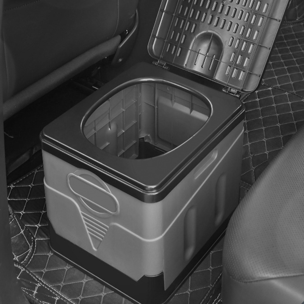 Outdoor Toilet Draagbare Outdoor Camping Opvouwbare Toilet Sterk Dragende Herbruikbare Prullenbak Voor Tour Noodhulp Zelfrijdende Reizen