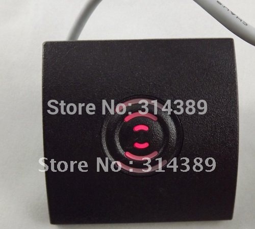 MF1,wiegand26 86*86mm electric box cassette dual Led 9V 12V epoxy packaged RF IC KO Knock out box reader