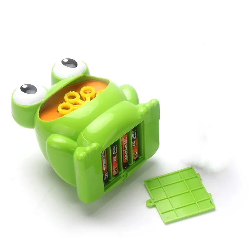 Neue Niedliche Lustige Frosch-Automatische Seifenblasenmaschine für Partys und Sommer-draussen-Spielzeug für freundlicher, und
