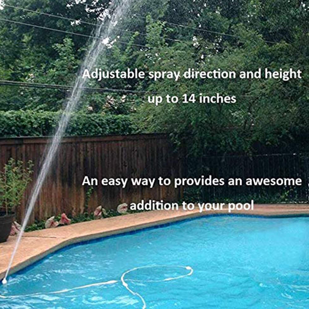 Adjustable Waterfall Pool Fountain Swimming Pool Fountain Hose Replacement Fountain Stand Bracket Pool Tools