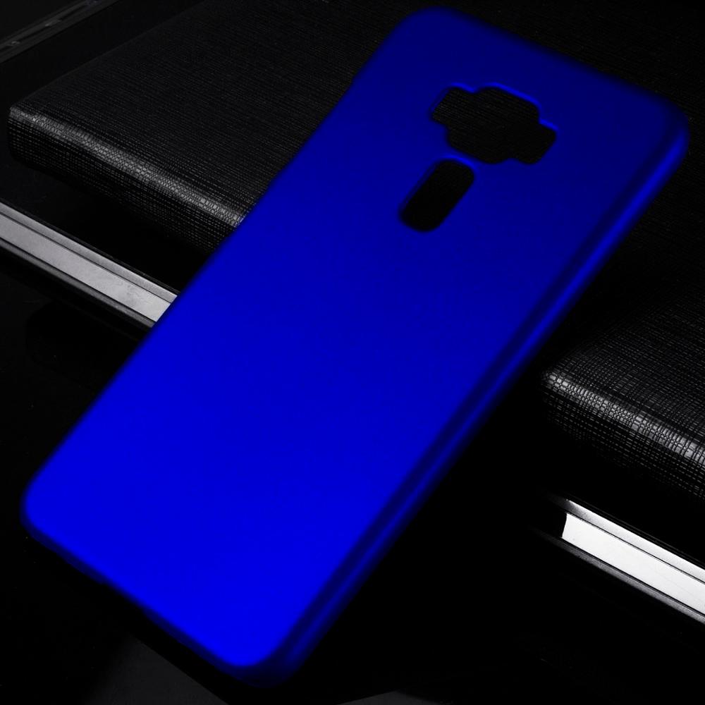 Matte Plastic Coque Cover 5.2For Asus Zenfone 3 Ze520Kl Case For Asus Zenfone 3 Ze520Kl Phone Back Coque Cover Case: Blue