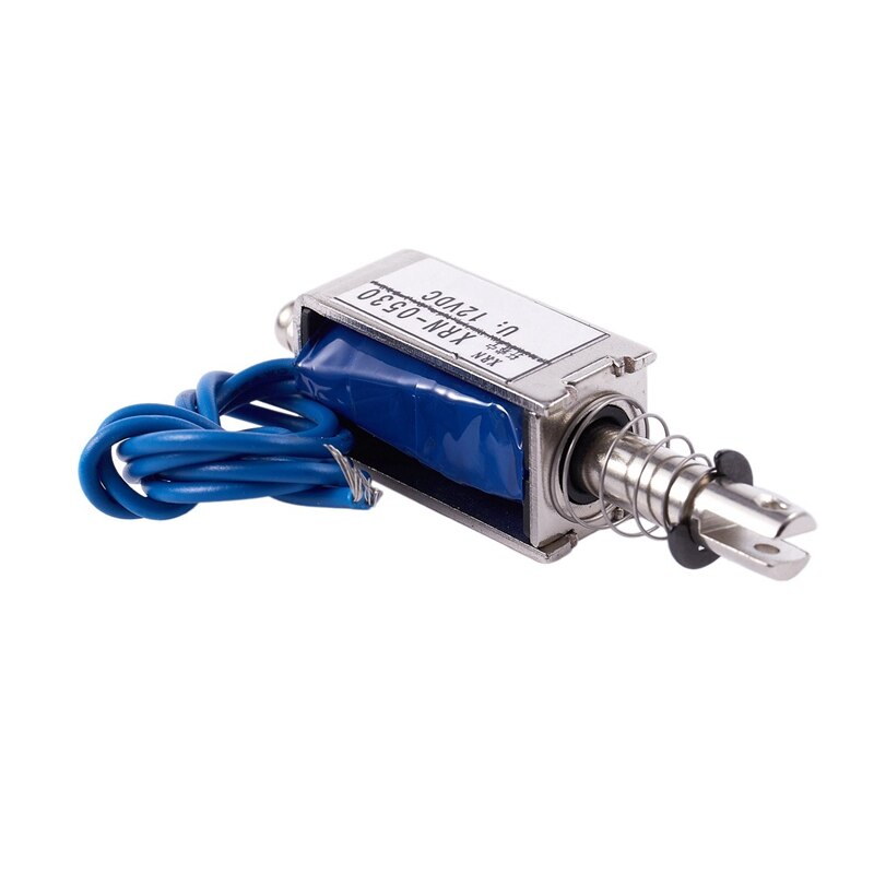 Solenoidi sähköinen magneettityyppi työntö / veto 10 mm dc 12 v 2.1 kg voima