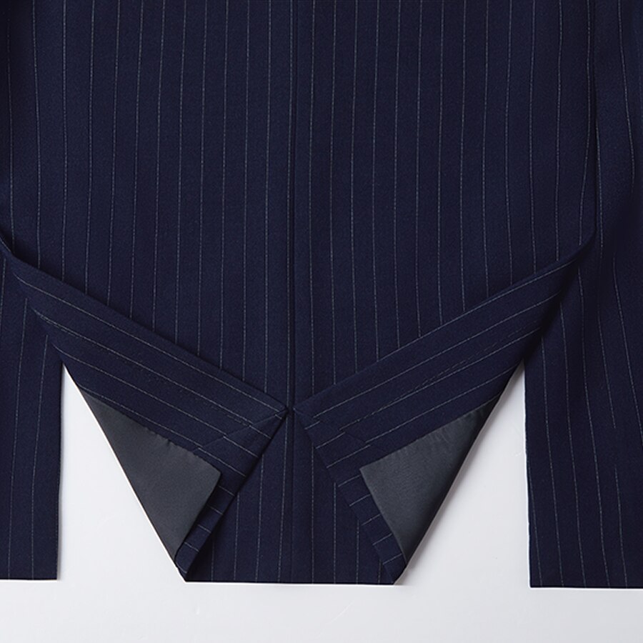 The men's suit. Stripe slim-fitting business casual suit of two pieces. Overalls. The wind of England. dress