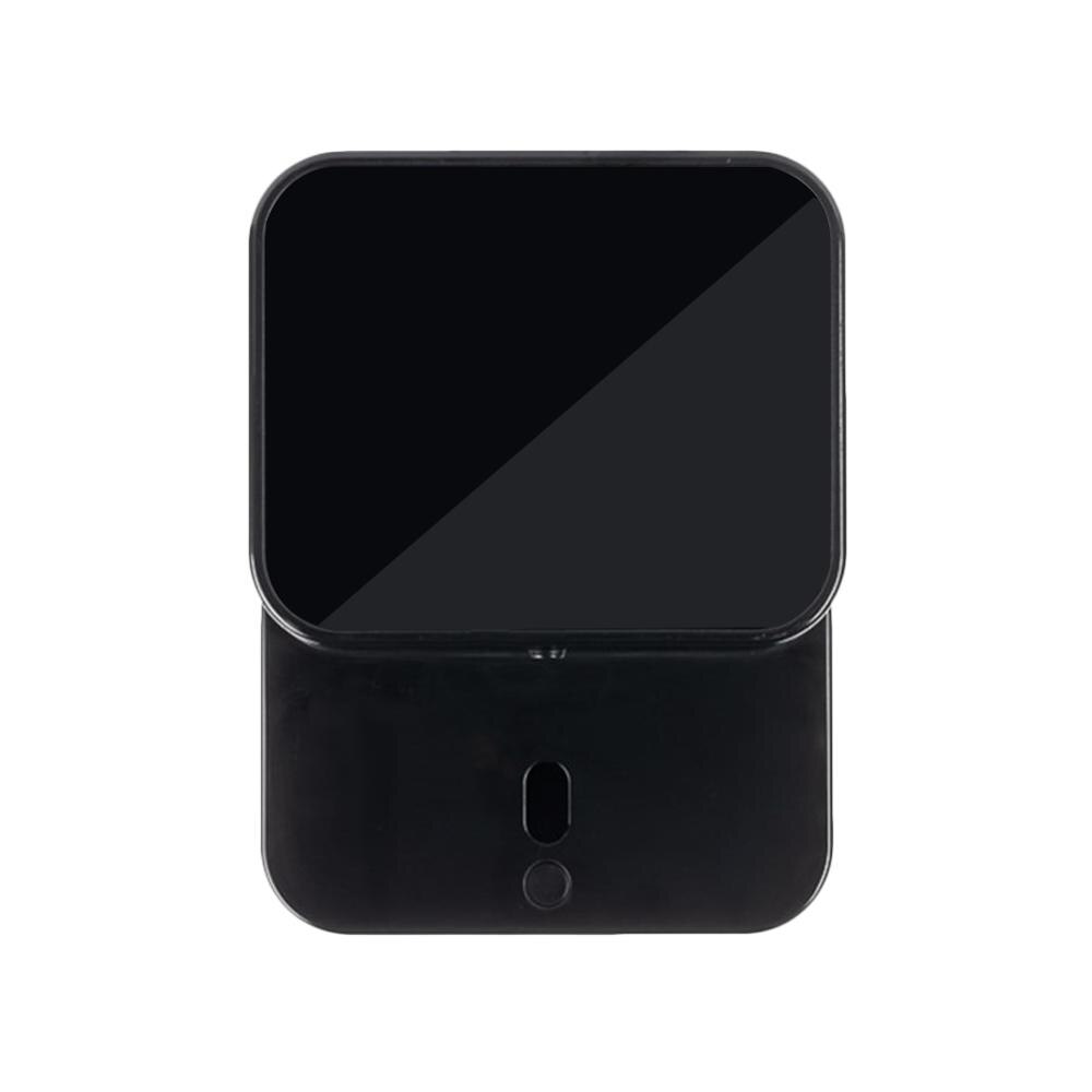 Wall-mounted Led Screen Hand Washing Automatic Induction Foam Soap Dispenser Infrared Smart Hand Sanitizer Machine for Bathroom: Black