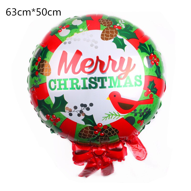 Jul lager folie ballonger pojke globos julgran ballong julfest dekorationer navidad box boll år: 20