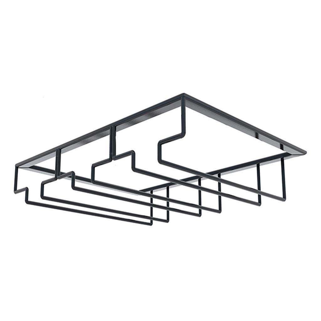 Wijn Glazen Houder Barman Glaswerk Opknoping Rack Onder Kast Glaswerk Organizer Glasdrinkbeker Iron Rack Bar Tool Duurzaam #30: Default Title