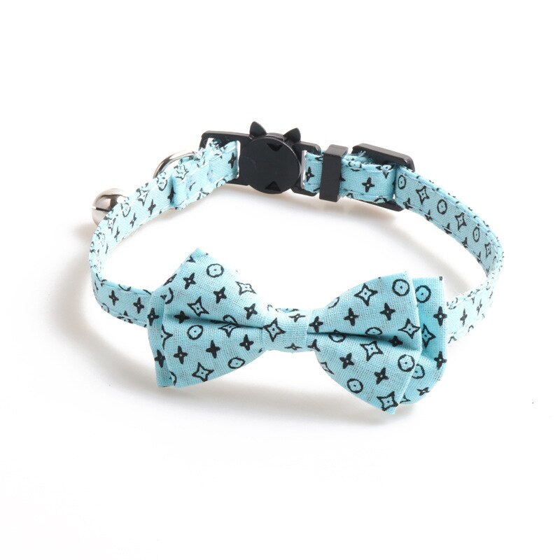 Lionet Paws Katoenen Hondenhalsband Met Strik, Duurzame Verstelbare En Comfortabele Halsband Voor X Kleine Honden Katten Hals 20 30 Cm 650442326