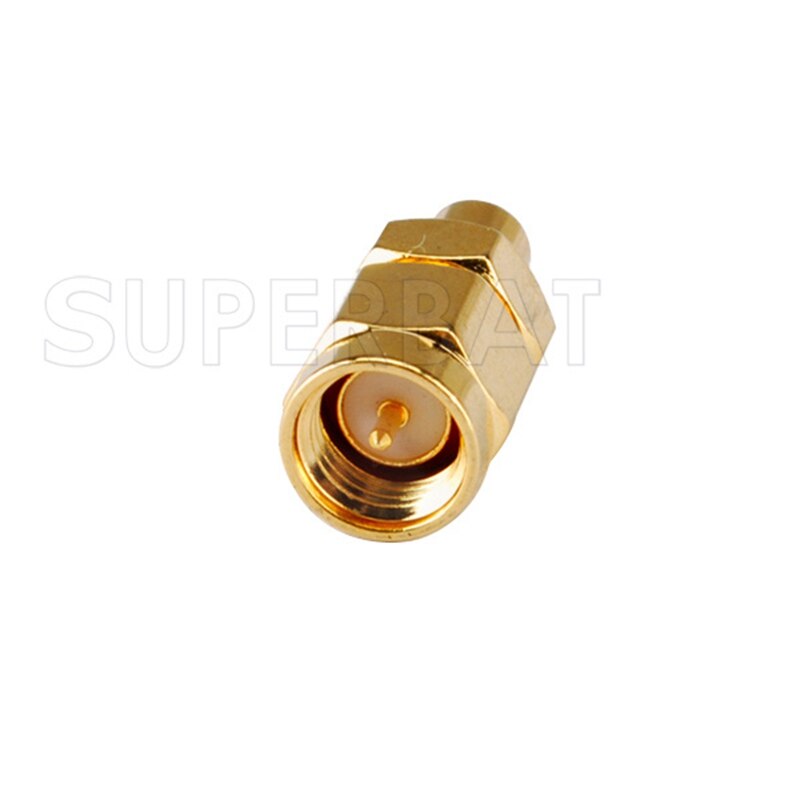 Superbat 5 stücke SMA-MCX Adapter Sma-stecker auf MCX Buchse Gerade RF Koaxial Stecker