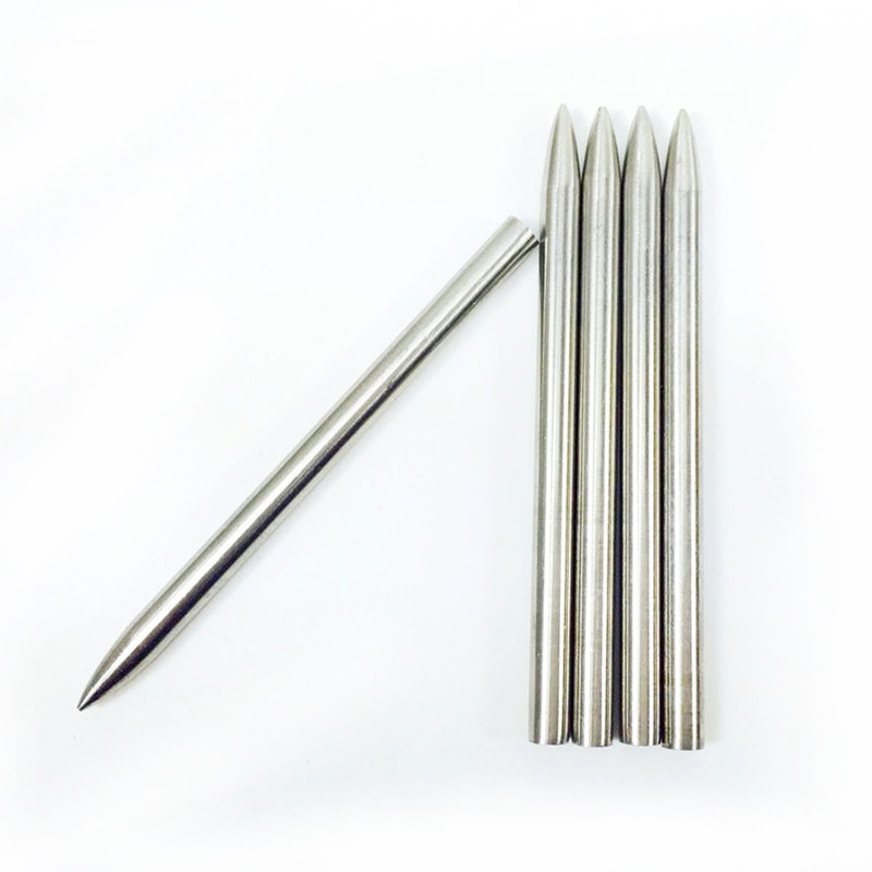 78*5mm paracord nål i stål med skruegevind akseltip stiching nål fid til strikning af pracord armbånds tilbehør