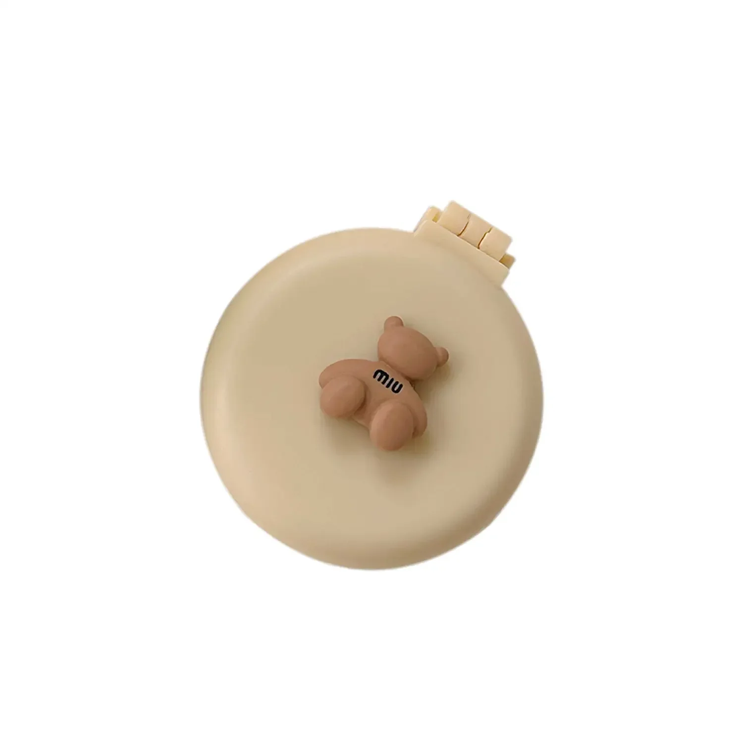 Nette Kinder Haarbürsten Mini Schöne Cartoon Bär Haar Kämme mit Spiegel für Kinder Mädchen Kleine Tragbare Massage Kamm Haar Seil
