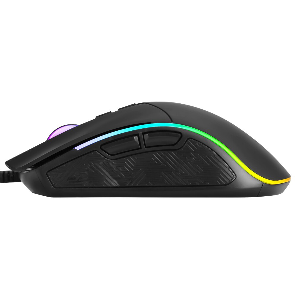 MARVO M513 Gaming Mouse 4800 DPI Wired Computer Mouse RGB Backlight Mice