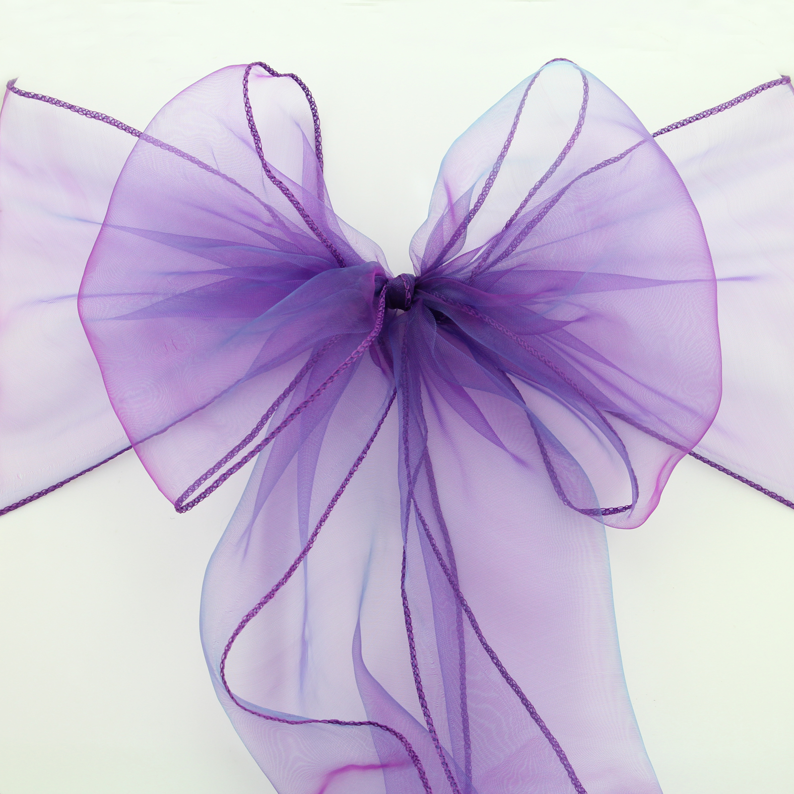 Organza stole skære sløjfe stole skære tyl til bryllup begivenheder & fest banket juledekoration mintgrøn