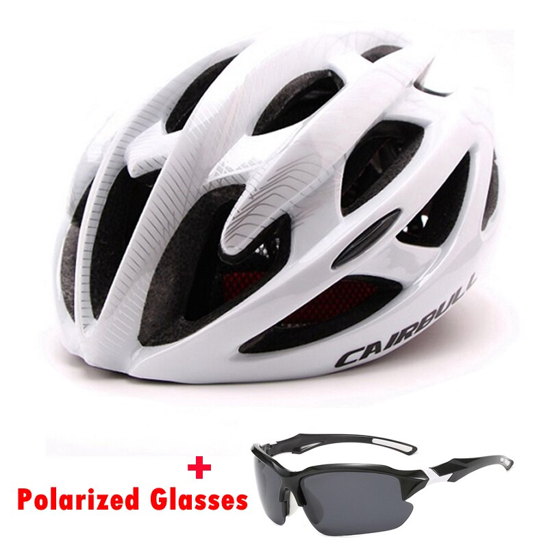 Ultraleicht Radfahren Helm mit Polarisierte Gläser Einstellbar Mountain Reiten Bike Kopf Schutz Helm Fahrrad Sport Helme