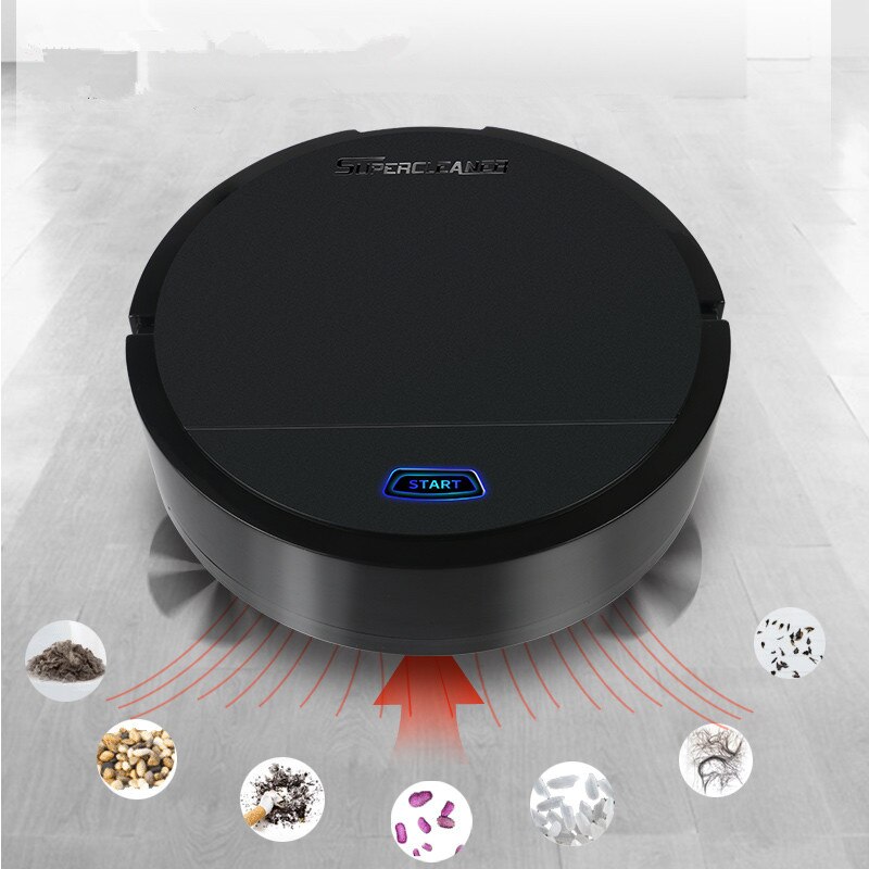 Rechargeable Auto Cleaning Robot Smart Sweeping Robot Floor Dirt Dust Hair Automatic Cleaner For Home Electric Vacuum Cleaners