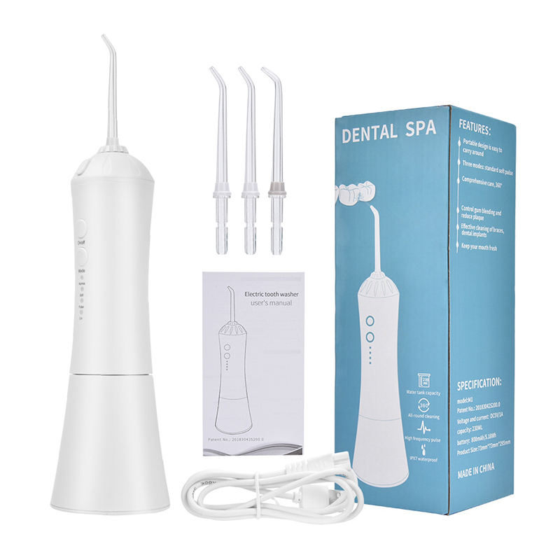 Monddouche Tandheelkundige tanden douche 3 modi USB oplaadbaar Huishoudelijke waterpick voor volwassenen