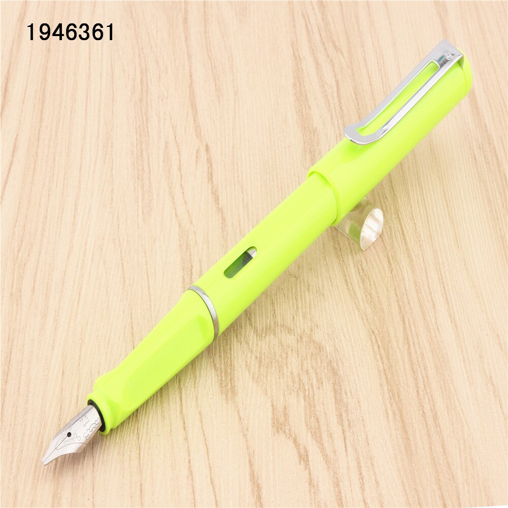 Jinhao 871 fluoresoiva vihreä gootti rinnakkain taide kukka body art litteä kärki vinyyli tiibetin arabia opiskelija toimisto mustekynä