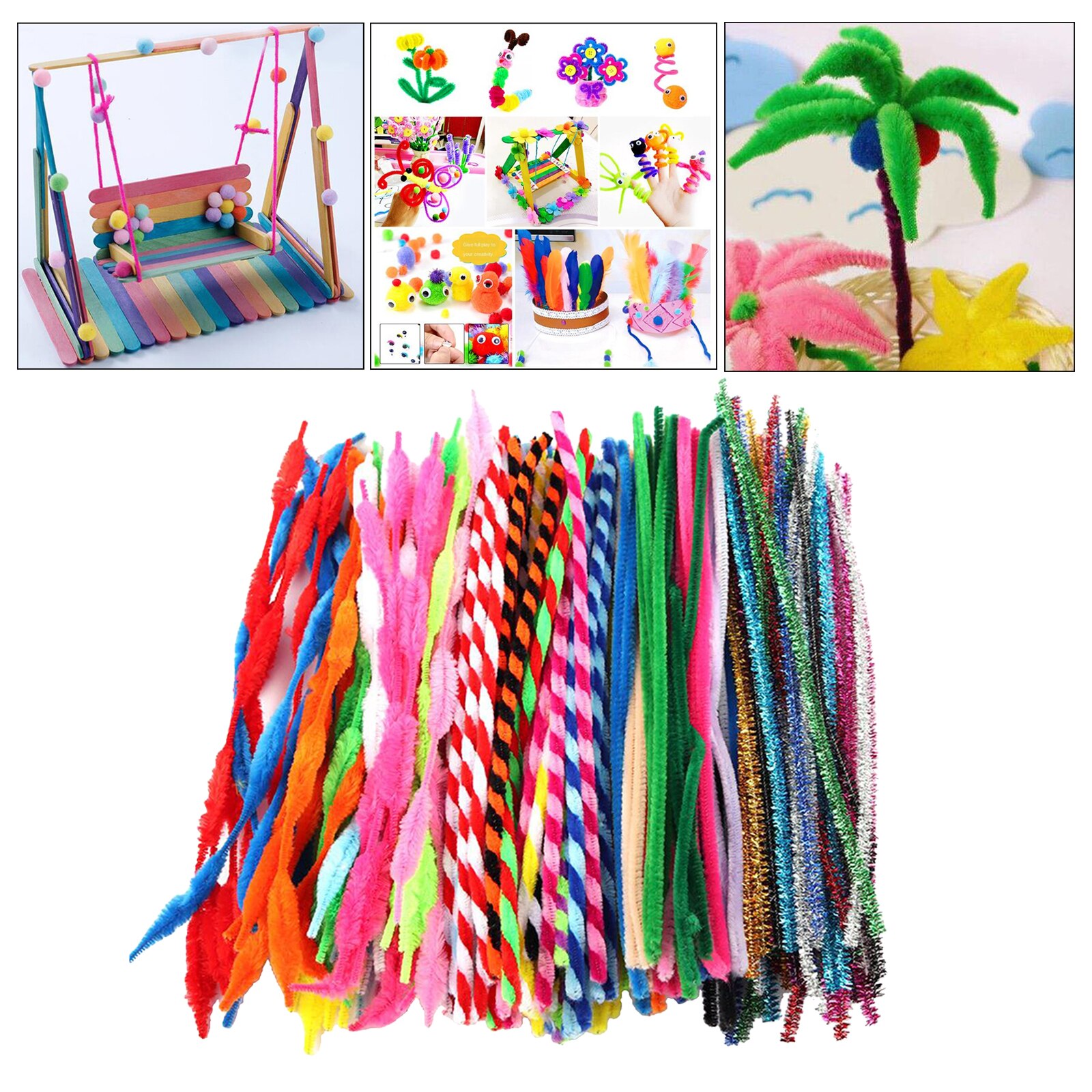 Kid's Arts and Crafts Supplies - Assorted Crafting Art Supply Set for Age 3-10 - All in One DIY Arts Set: Type D