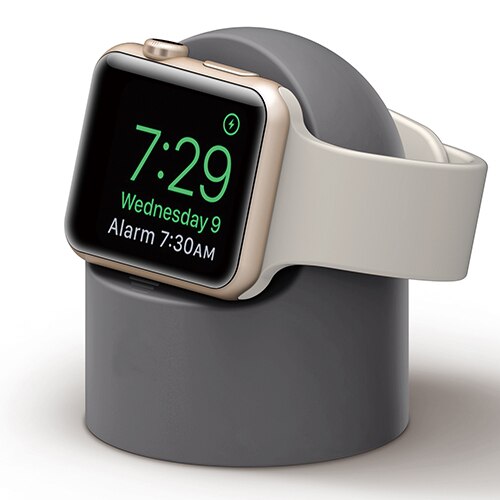 Support de chargeur pour Apple Watch, pour Apple watch 6 SE 5 4 3 iWatch 42mm 38mm 44mm 40mm, support de chargeur pour apple watch, accessoires: Gray