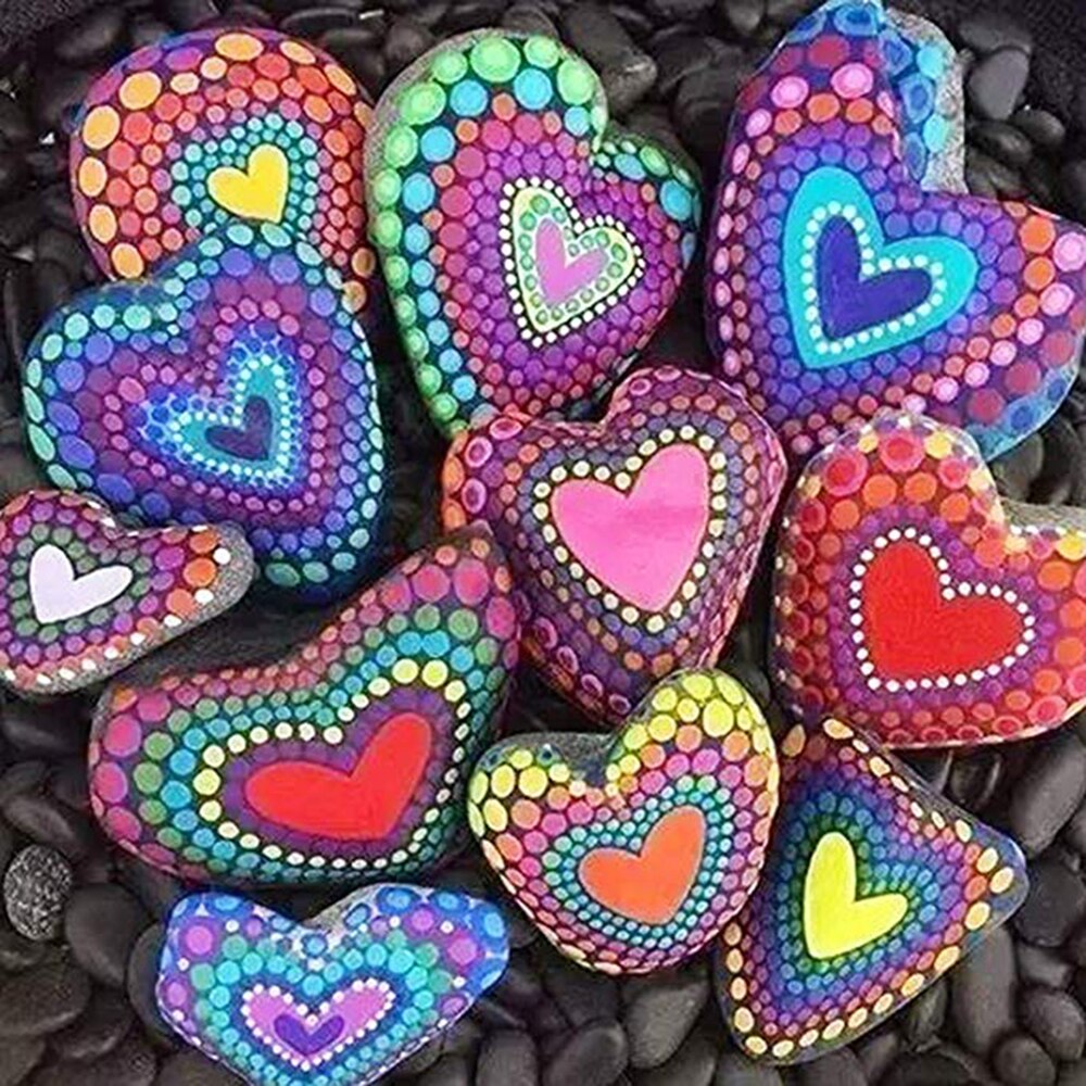 35Pcs/lot Mandala Dotting Tools Kits DIY Acrylic Stick Pen Stencil Template Brush Tray Kit for Painting Rocks Dotting Tool
