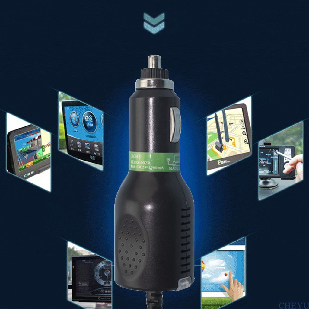 Marken- und  dc 5v 2a mini-usb-kfz-ladegerät-adapterkabel für gps-kamera 3.5m