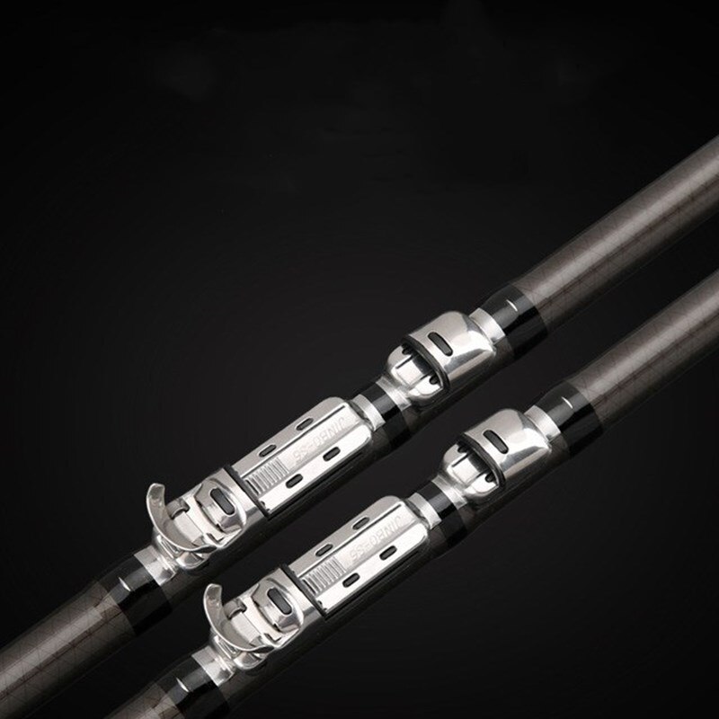 Portable Rock Fishing Rod Telescopic Carbon Fiber Spinning Pole 3.6M4.5M5.4M6.3M For Surf