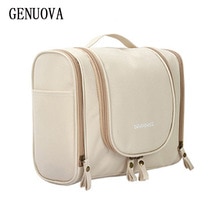 Travel Waterproof Cosmetic Bag Travel Organizer Folding Toiletries Bag Large Capacity Multifunction Hanging Hook Travel Bags