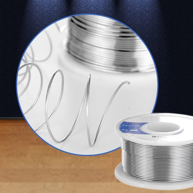 0,8mm 63/37 Zinn Blei Kolophonium Kern Löten Draht Schweißen Solder Flux 50g Eisen für Schweißer 2% Löten Reel schweißen Draht