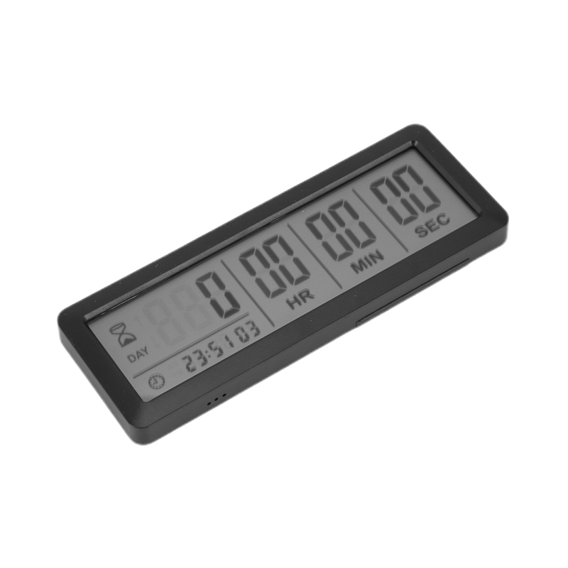 Big Digital Countdown Days Timer Clock - 999 Days Count Down Clock Timer for Graduation Lab Kitchen
