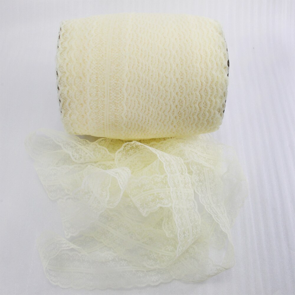 Organza Spitze Trim Keine Elastische Spitze Band Für Nähen Hochzeit Dekoration DIY Zubehör Verpackung Kleidung, 10Yc6773: 1046110018