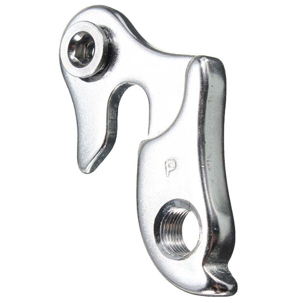 Aluminum Alloy Silver Bicycle Frame Parts Lug Fixed Transmission Rear Derailleur Hanger Cycling Frame Gear Tail Hook Parts