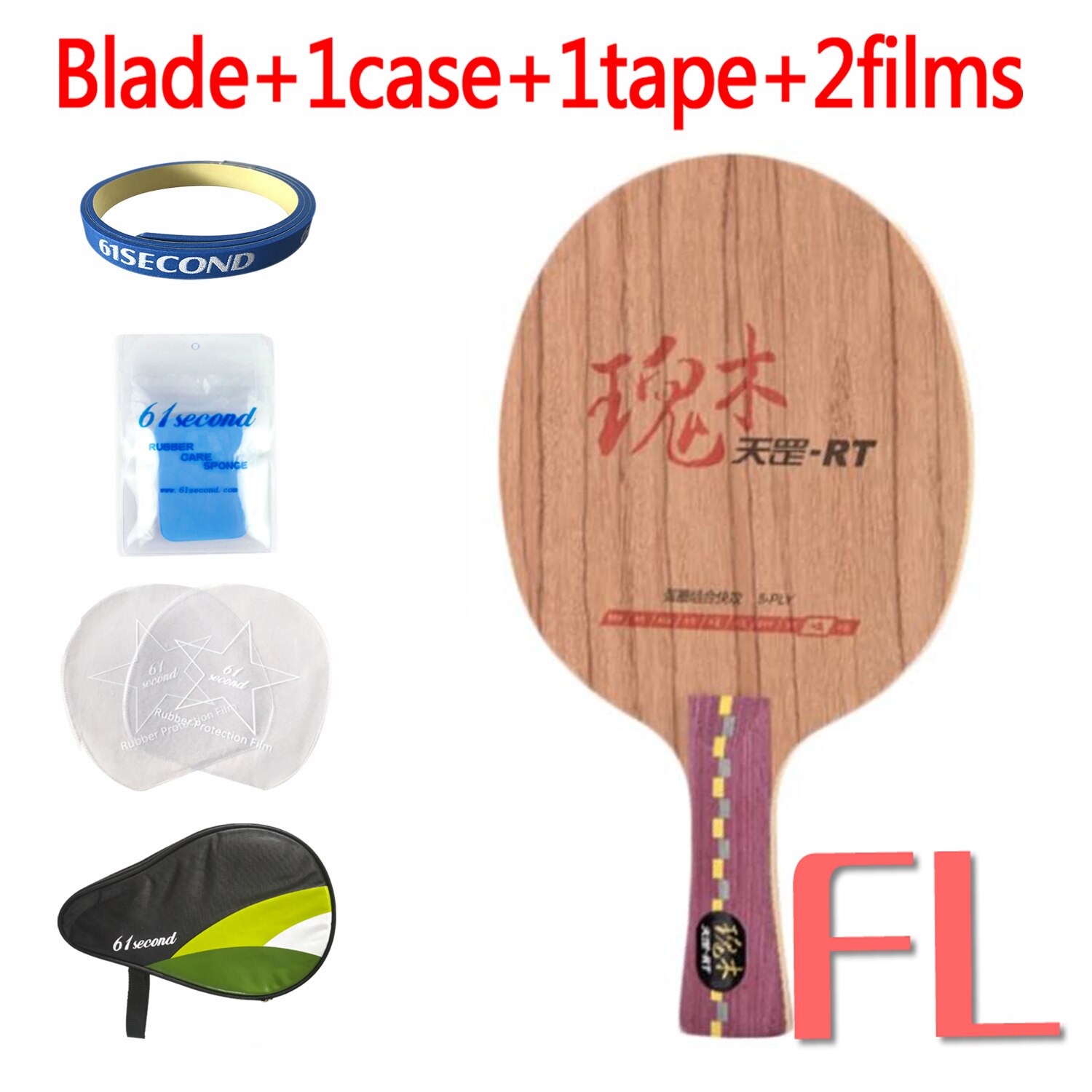 Original DHS -RT Di-RT table tennis blade DHS blade for table tennis rackets racquet sports dhs rackets ping pong paddles: FL with HM case