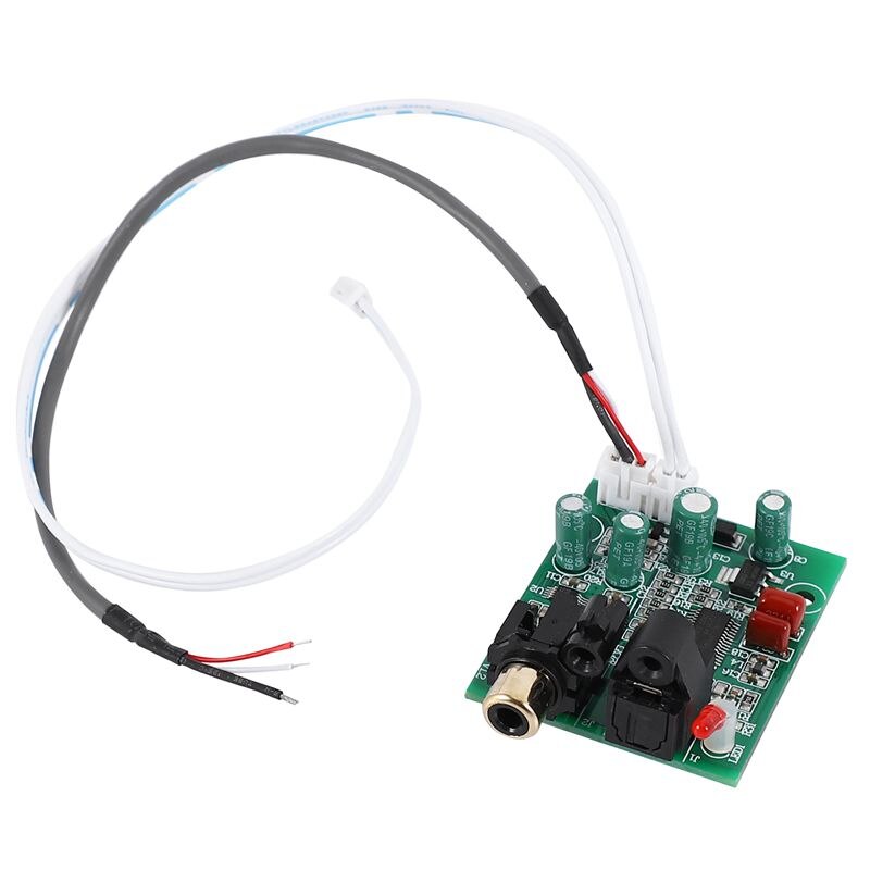 Dac Digital Decoder Cs8416+Cs4344 Optical Fiber Coaxial Digital Signal Input Stereo Audio Output Decod For Amplifier Diy