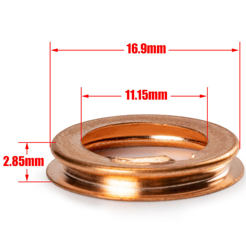 50 Stuks Olieaftapplug Crush Washer Pakkingen Voor Infiniti Voor Nissan 370Z Altima Frontier 11026-JA00A 11026-01M02 11026JA00A