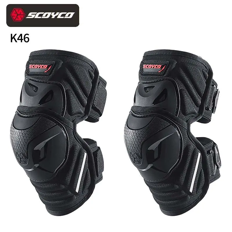Scoyco K-46 Ginocchiere per moto Motocross Ginocchiera Protezione dagli urti Moto Ciclismo MTB Dirt Bike Ginocchiere Parastinchi: L