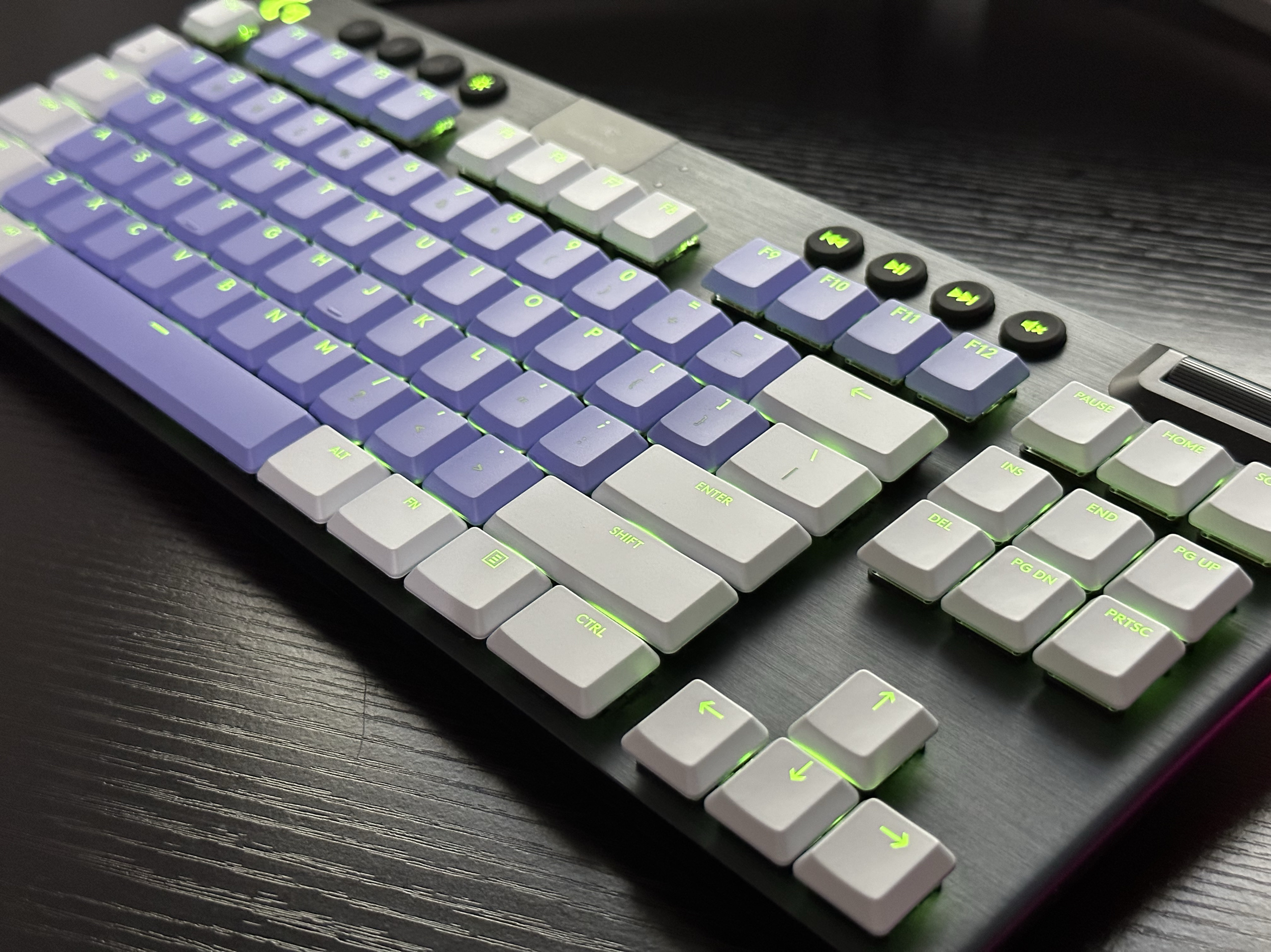 G913 tkl färgade tangenter trådbundna mekaniska speltangentbordsknappar  g913 g915 g913 g913 tkl  g813 tkl tangenter: Fuchsia