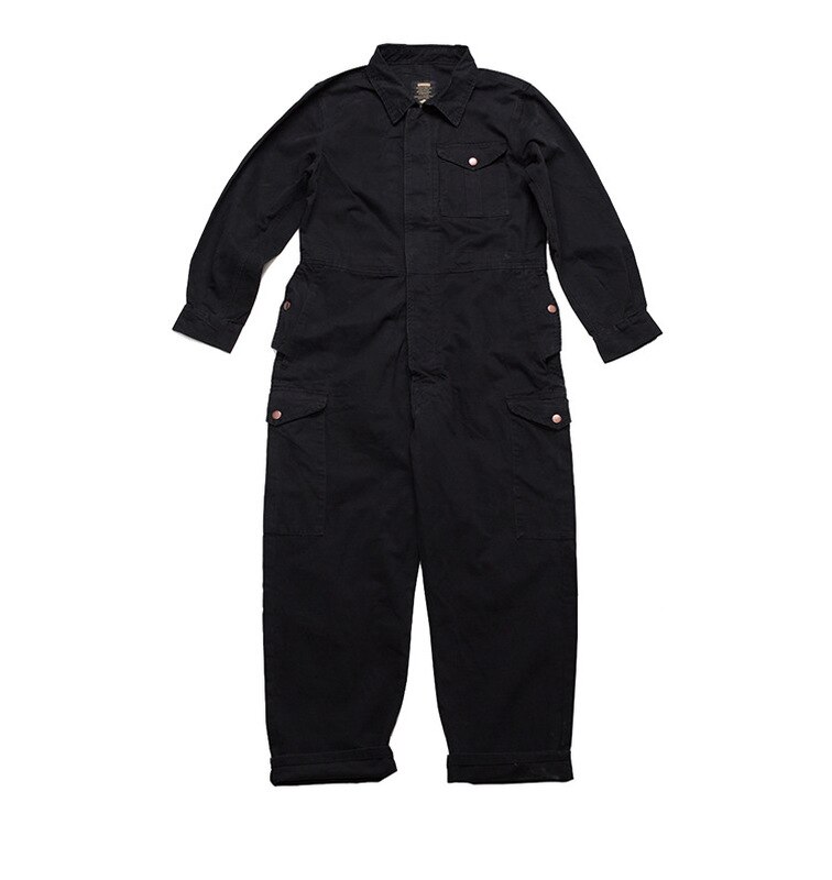 Mærke mænd overalls jumpsuits solide joggers rompers street style casual mænd bukser knap åben playsuits