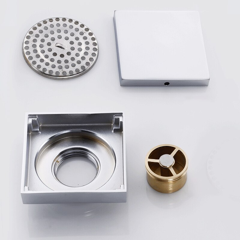 Dreno de assoalho inoxidável, dreno de assoalho quadrado de aço inoxidável para drenagem de piso, canal de drenagem para cozinha do banheiro