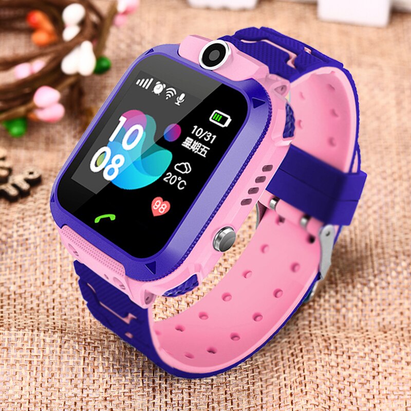 Kid Smart Horloge Voor Kinderen Lbs Waterdicht Smartwatch Baby Horloge Sos Oproep Locatie Finder Locator Tracker Anti Verloren Monitor