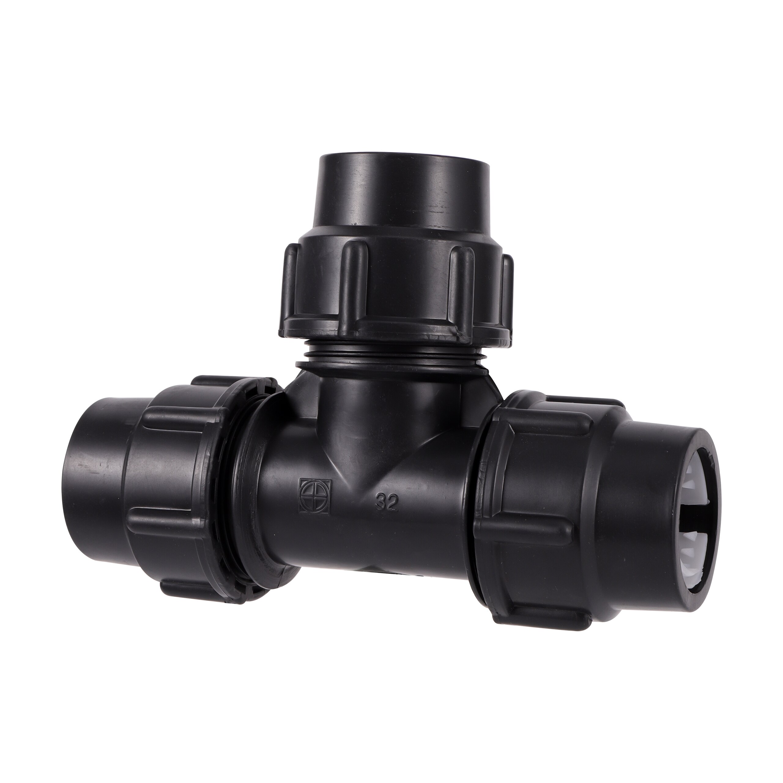 20mm PE Pipe Quick Connector Black Straight Tee Cross Elbow End Cap Joint Water Controll Valve Garden Irrigation Pipe Fittings