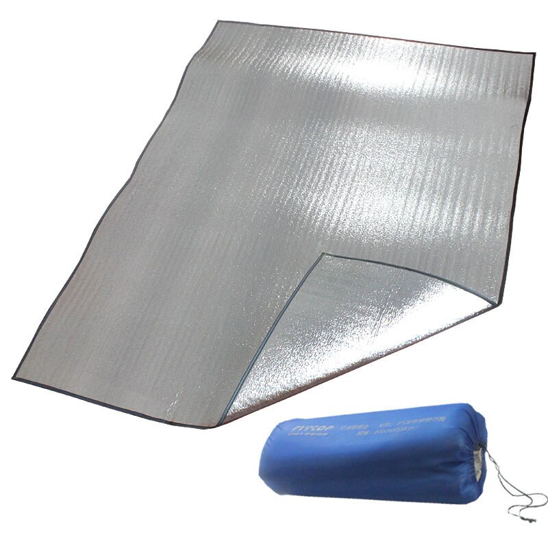 Aluminium Campingmat 200x150 Cm – Vochtwerend, Warmte-isolerend Picknickkleed Voor Tent, Strand, Kamperen En Buiten