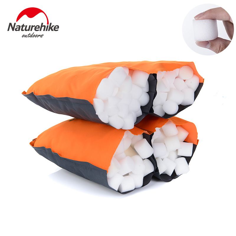 Naturehike Automatische Opblaasbaar Kussen Ultralichte Opvouwbare Spons Compact Opblaasbaar Kussen Outdoor Reizen Kussen Camping Kussen