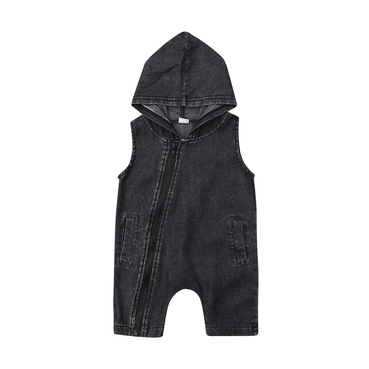 Barboteuse en Denim pour enfants | Vêtements d'été, pour bébés garçons et filles