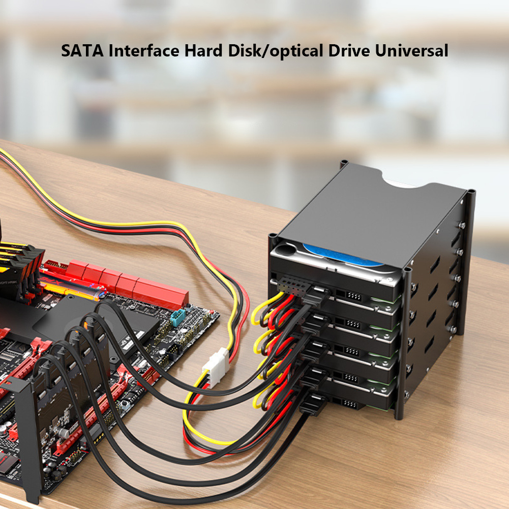 SATA 3.5/2,5 zoll 1 zu 5 SATA Festplatte Netzteil Splitter Kabel 4 Stift zu 15 Stift SATA Energie Adapter für BTC Bergbau Anlage