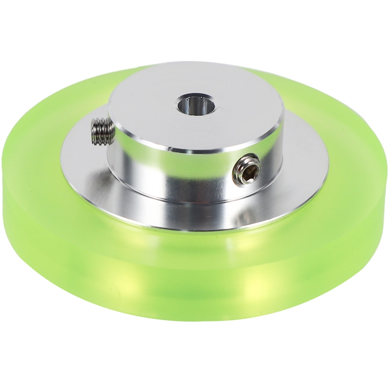 Ruota di misurazione della ruota dell'encoder industriale in poliuretano di alluminio per la misurazione dell'encoder rotativo