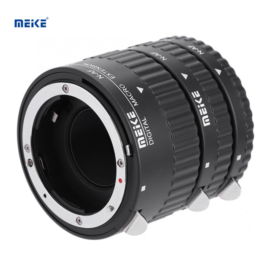 Meike Auto Focusing Macro Extension Lens Tube 12mm+20mm+36mm for Nikon F Mount DSLR macro ring camera len accessories