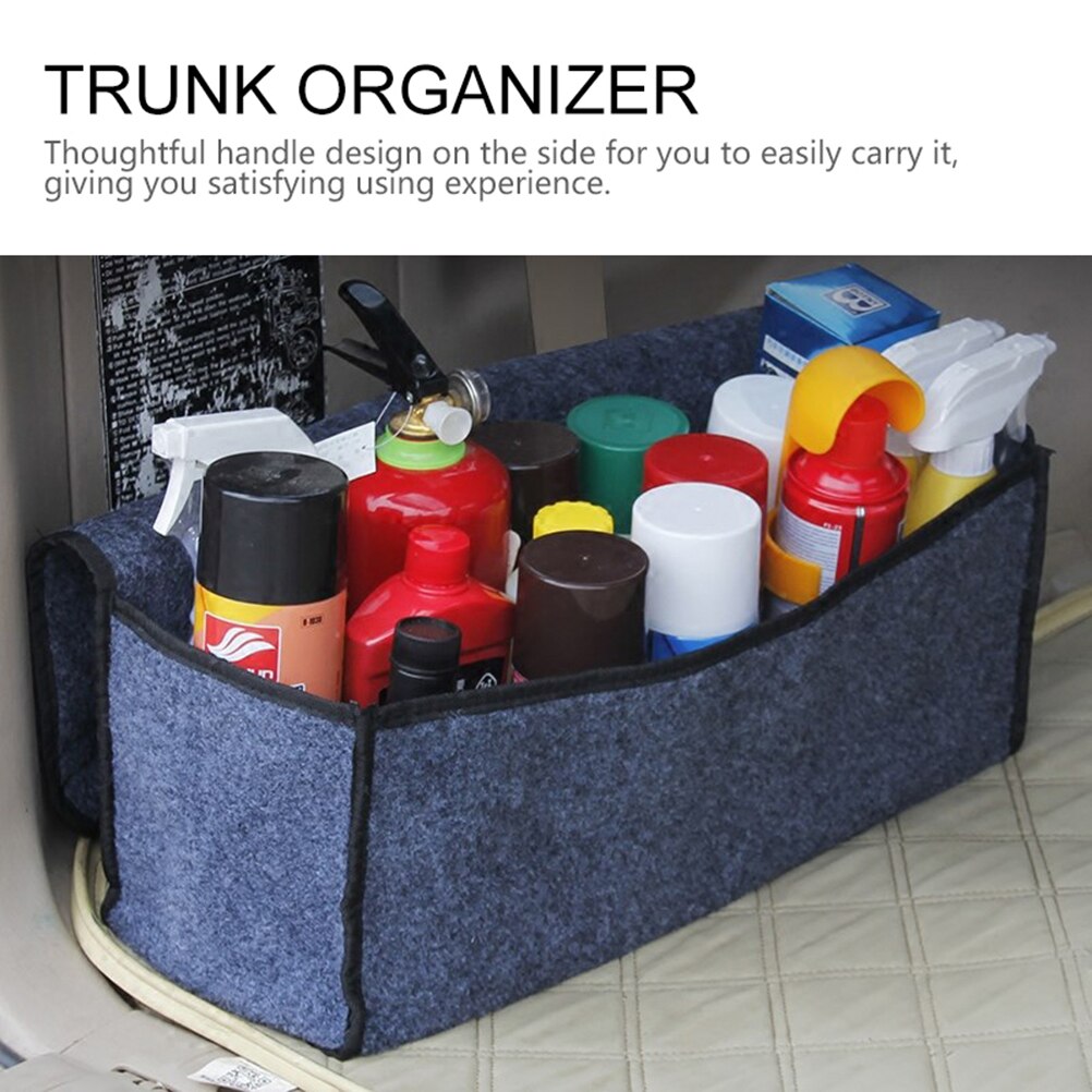 Car Foldable Storage Bag Vehicle Trunk Storage Container Auto Trunk Organizer