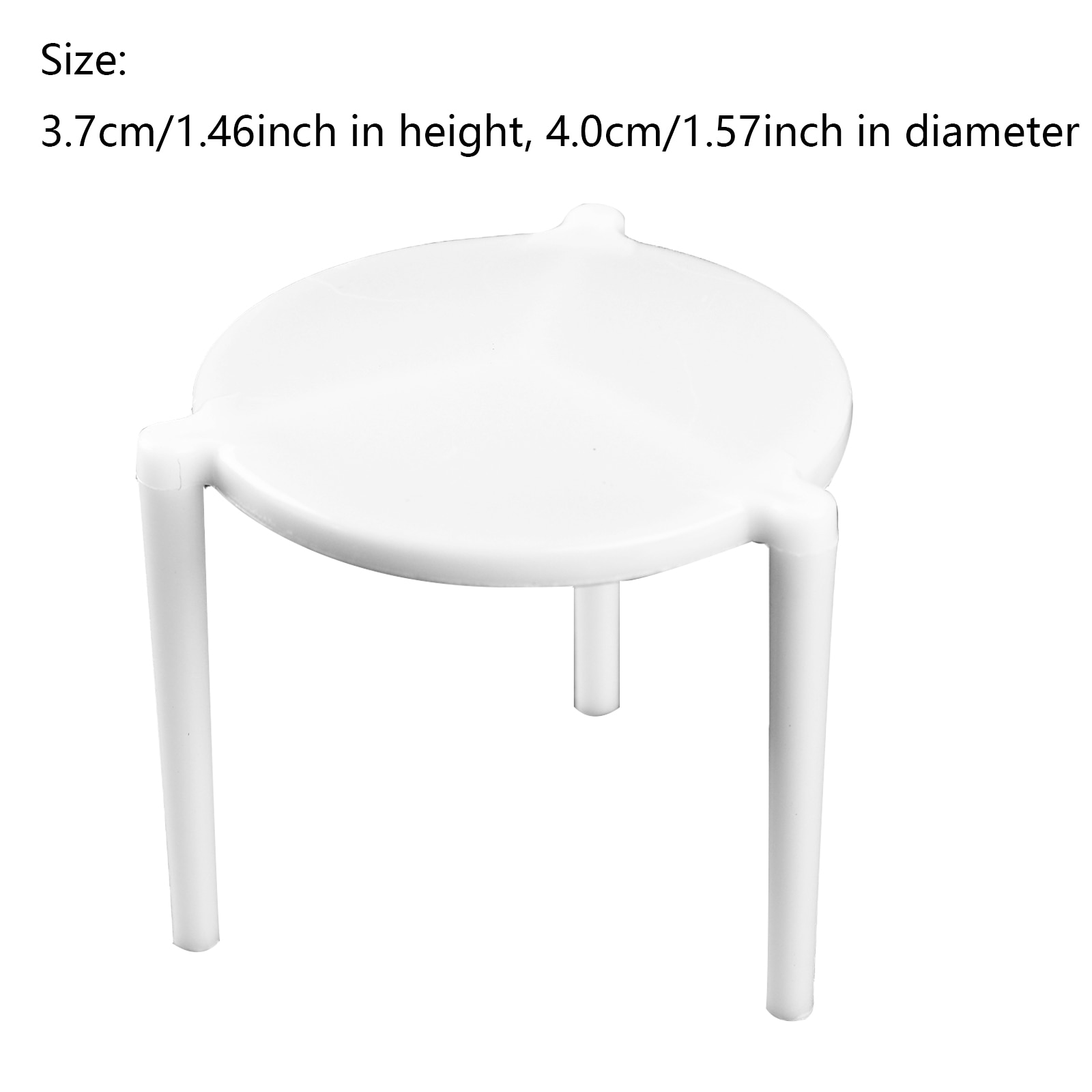 100Pc Small Holder Stand Pizza Table Box Saver Brackets Stackable Storage Plastic Rack Secure Retainer for Food Take Out Service