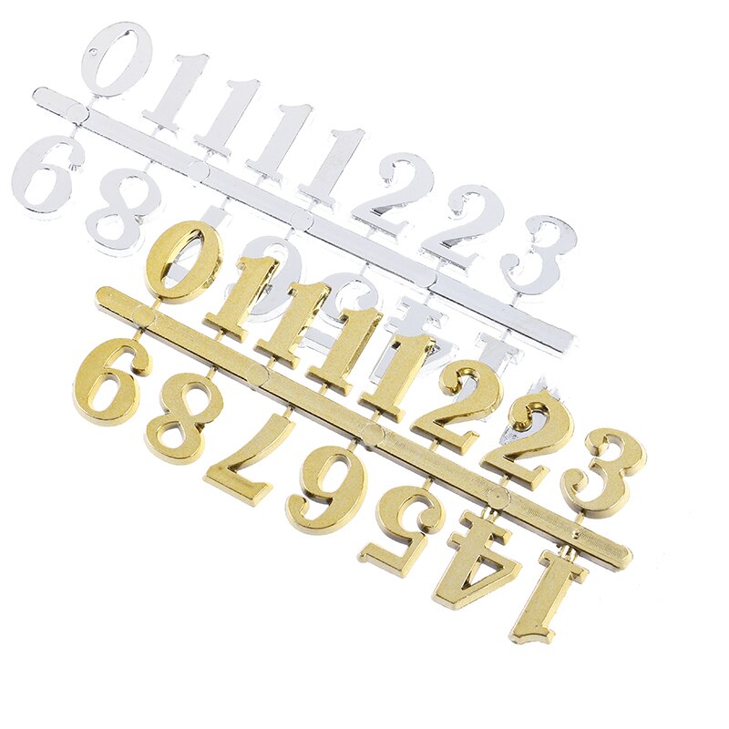 1 Set Roman Numerals Or Arabic Numerals Clock Accessories For Quartz Clock Dial Repair DIY Clock Replacement Mechanism