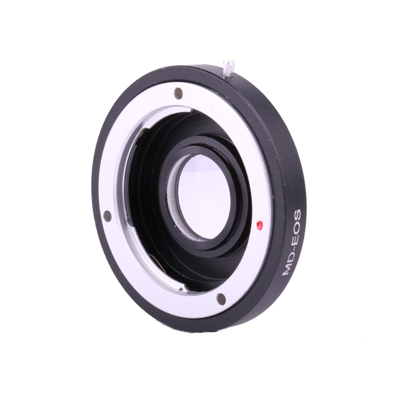 Anillo adaptador de montaje de lente para Minolta MD, anillo adaptador de lente con lente correctiva, compatible con cámara Canon EOS EF